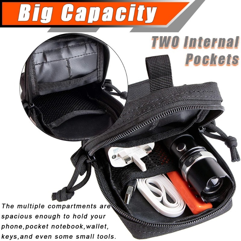 Tactical MOLLE EDC Utility Wai - Edc Carry Holster บทวิจารณ์และราคา