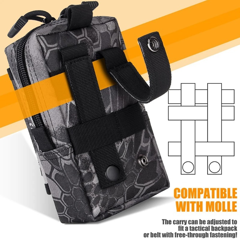 Tactical MOLLE EDC Utility Wai - Edc Carry Holster บทวิจารณ์และราคา
