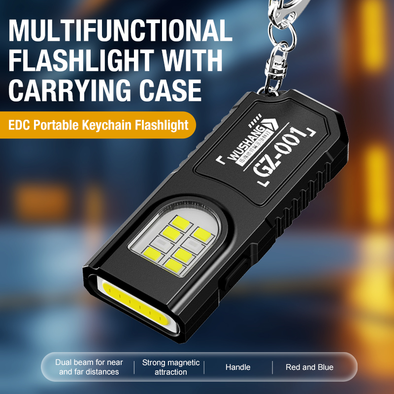 Portable Keychain LED COB Flas - Keychain Flashlight บทวิจารณ์และราคา