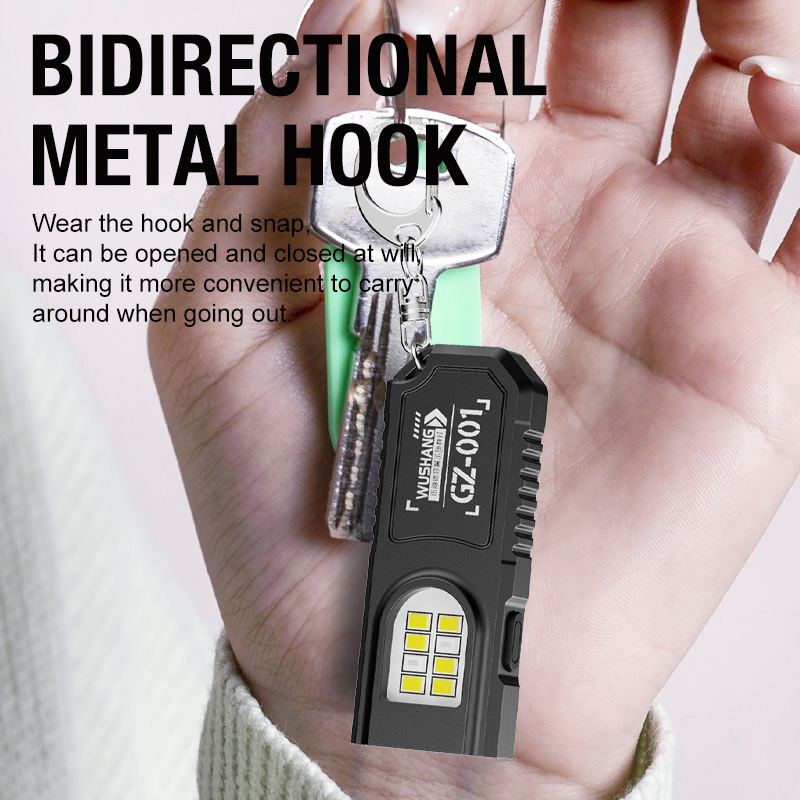 Portable Keychain LED COB Flas - Keychain Flashlight บทวิจารณ์และราคา