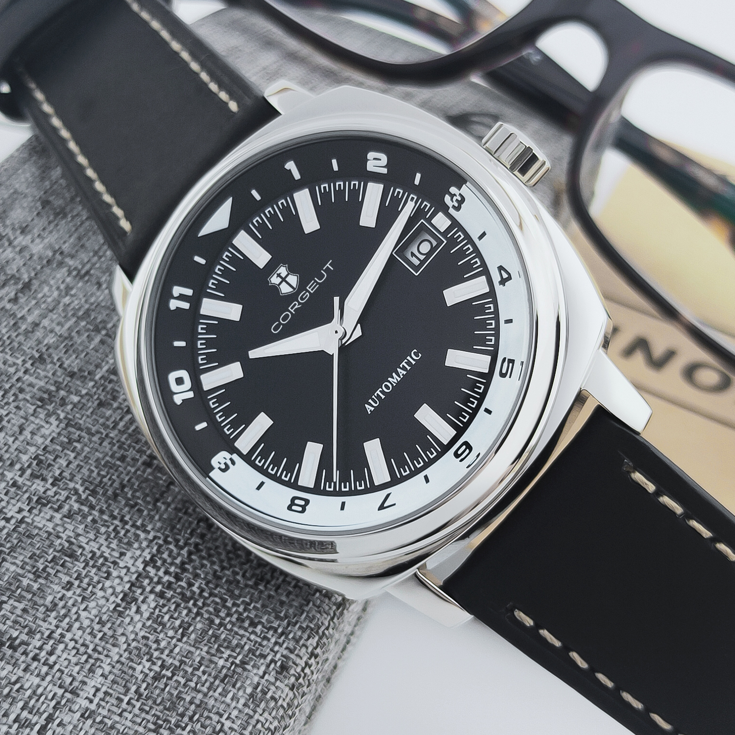 CUSTOM 42MM Stainless Steel Sa - Watch Winder Compact บทวิจารณ์และราคา