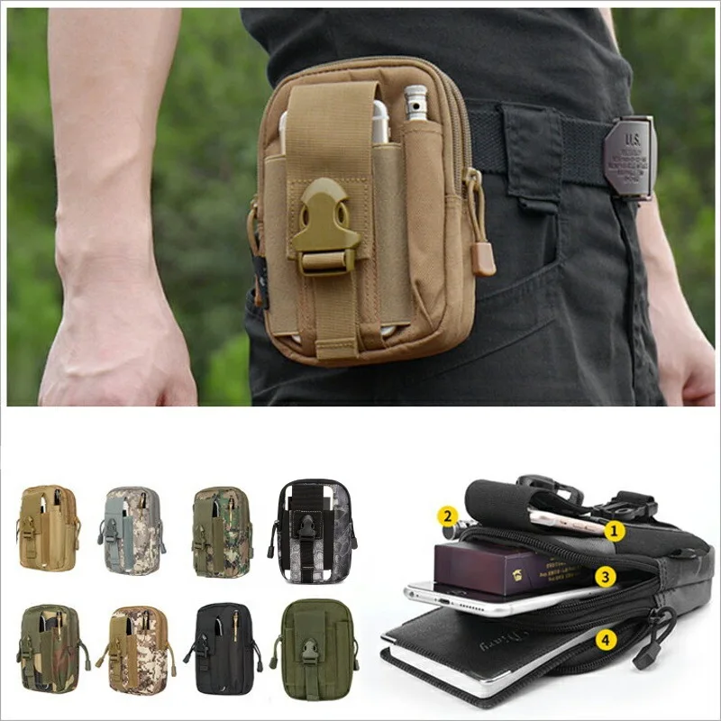 Tactical Waist Pouch EDC Molle - Edc Carry Bag For Men บทวิจารณ์และราคา