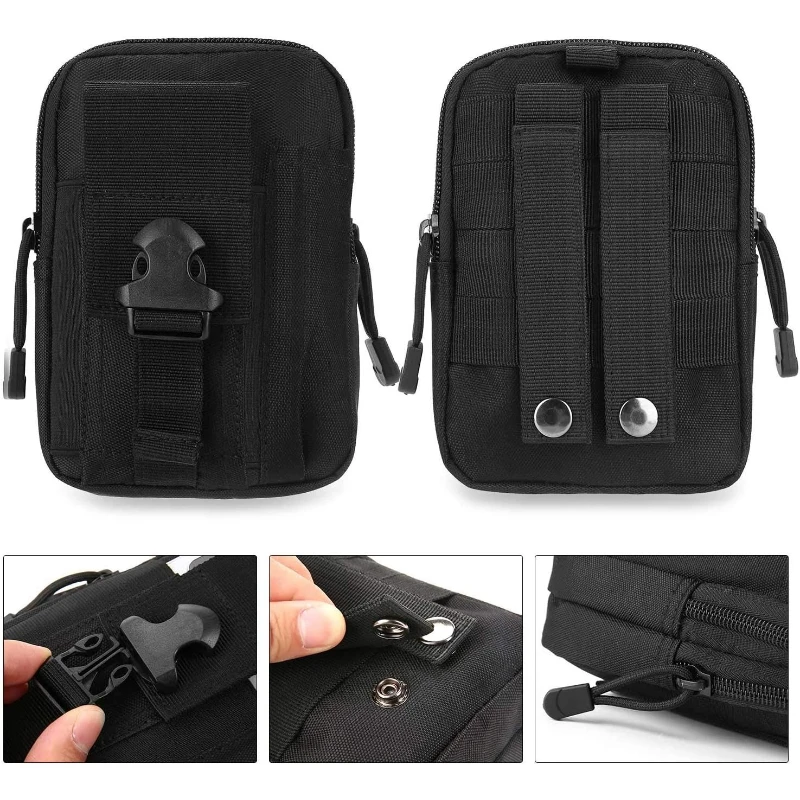 Tactical Waist Pouch EDC Molle - Edc Carry Bag For Men บทวิจารณ์และราคา