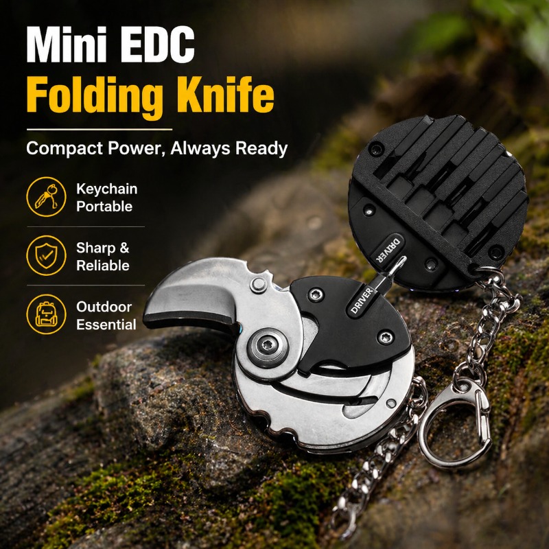 Coin Pocket Outdoor Folding Kn - Edc Carry Coins บทวิจารณ์และราคา