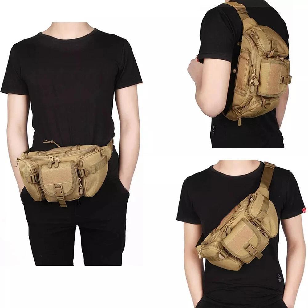 Tactical Fanny Pack for Men Co - Edc Concealed Carry Fanny Pack บทวิจารณ์และราคา