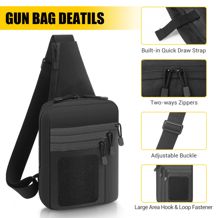 CAOX Tactical Pistol Gun Bag C - Edc Carry Items บทวิจารณ์และราคา