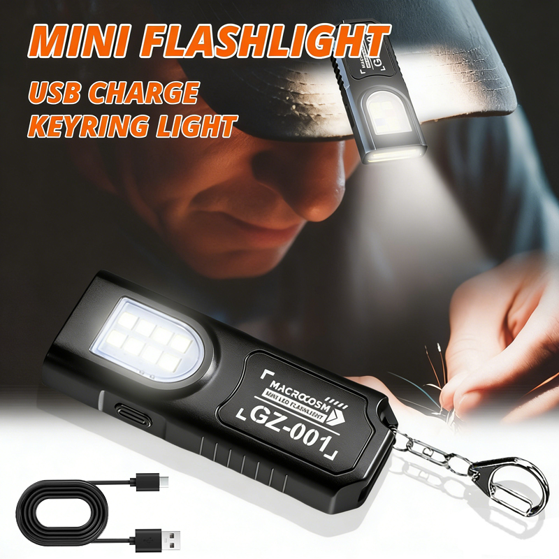 LED Keychain Flashlight Type C - Keychain Flashlight บทวิจารณ์และราคา