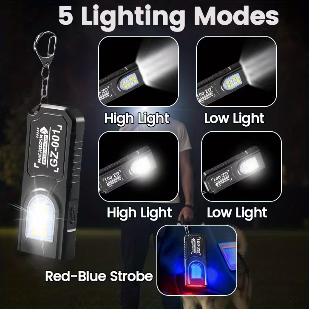 Mini COB LED Keychain Flashlig - Keychain Flashlight บทวิจารณ์และราคา
