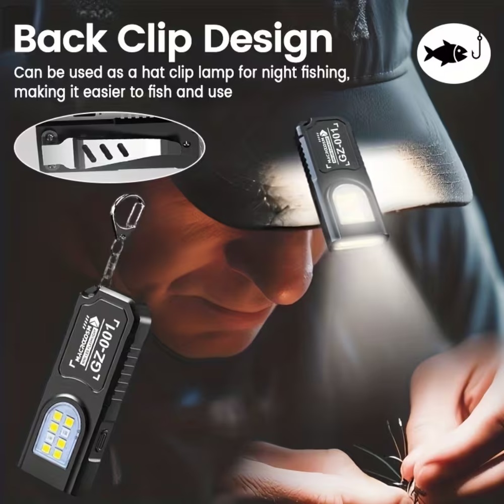 Mini COB LED Keychain Flashlig - Keychain Flashlight บทวิจารณ์และราคา